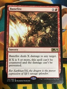 C5487 Magic MTG Core Set 2019 M19 Banefire #130 LP RARE - Bild 1 von 12
