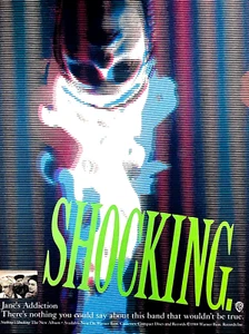 JANE'S ADDICTION: NOTHING'S SHOCKING—THE NEW ALBUM—VINTAGE 1988 ADVERT—PRINT AD - Picture 1 of 1