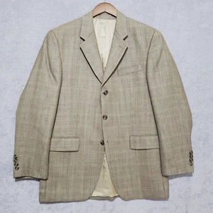 Ralph Lauren Black Label Mens Jacket Blazer 38R Silk Wool Brown Sport Coat - Picture 1 of 13