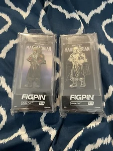FIGPIN STAR WARS The Mandalorian Boba Fett #734 & Boba Fett #737 | NEW & LOCKED - Picture 1 of 2