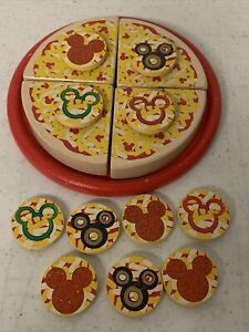 MELISSA AND DOUG MICKEY MOUSE CLUBHOUSE PIZZA  And Toppings