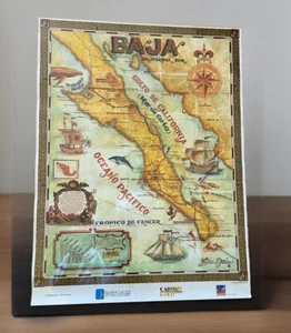 Baja California Sur Travel Map Wall Art Poster Travel Decor for Home or Office - Picture 1 of 4