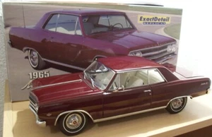 CHEVROLET CHEVELLE MALIBU SS 327 1965 1/18 EXACT DETAIL WCC504 voiture miniature - Imagen 1 de 11