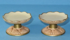 (2) Chez Paul Danbury Mint Splendors of the Seas PORCELAIN EGG STANDS ONLY - Picture 1 of 7