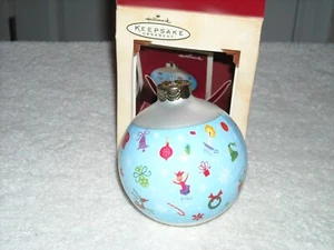 Vintage Hallmark Keepsake Ornament, 2003, Glass Ball, With Box - Picture 1 of 11