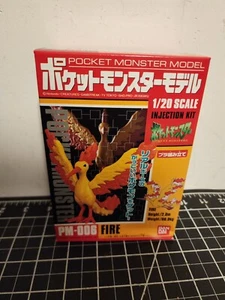 Pokemon Moltres PM-006 Bandai Injection Model Kit 1/20 Scale 1998 New Sealed - Picture 1 of 6