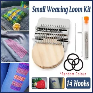 14 Hooks Mini Loom Speedweve Weave Tools Darning Machine Tool Handmade Craft DIY - Picture 1 of 11