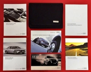 2015 Audi A6 Owners Manual Set w/NAVIGATION 2015 A6 S6 Owner's Operator's Manual - Bild 1 von 11