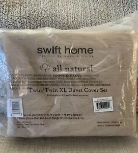 Swift Home Twin/Twin XL Duvet Cover Set almond💫 - Picture 1 of 4