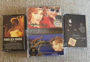 Angelica Maria 4 cassettes Vintage 1988 12 Exitos Agujetas De Color De Rosa - Picture 1 of 4