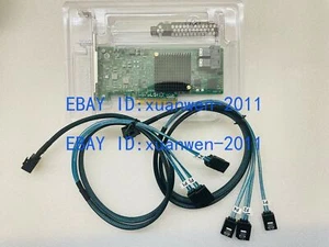 LSI 9300-8i 12Gbps SAS HBA IT mode ZFS FreeNAS unRAID +2* SFF-8643 SATA Cable - Picture 1 of 3