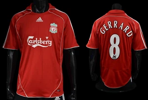 The Reds 2006-08 adidas Liverpool FC Home Shirt GERRARD SIZE L (adults) - Picture 1 of 13