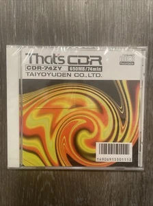 Taiyo Yuden That’s CD-R Professional High Quality Blank Media Disc, 650mb 74 min - Picture 1 of 2