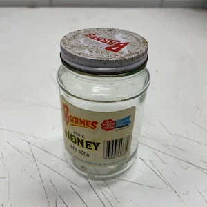 ORIGINAL VINTAGE RETRO Barnes Honey Jar Logo Mancave Garage Melbourne Show Aus - Imagen 1 de 5