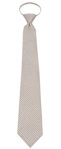 Corbata con cremallera marrón claro para hombre bodas baile de graduación - Imagen 1 de 2