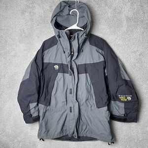 Mountain Hardwear Jacket Mens Small Gray Conduit Exposure II Parka Hooded Skiing - Picture 1 of 14