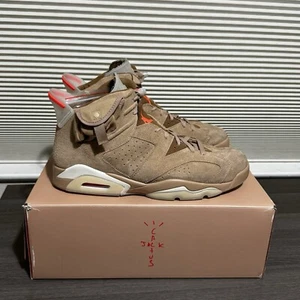 Travis Scott x Air Jordan 6 Retro 'British Khaki' DH0690-200 Mens’s Size 14 - Picture 1 of 5