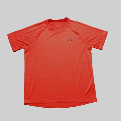 Under Armour The Tech Tee T Shirt Heatgear Loose Men's Size L Red Short Sleeve - Image 1 of 4