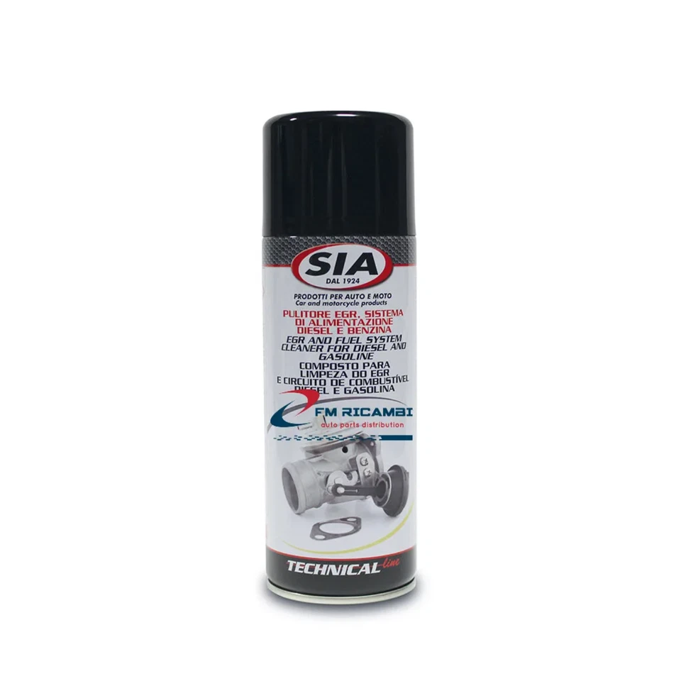 Sia Pulitore Sistema Alimentazione Corpo farfallato valvole Spray EGR 400 ml