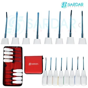 Elevadores Dental de acero inoxidable Clareador Luxating fórceps de raíz curva 8 - Imagen 1 de 7