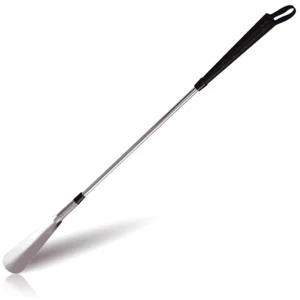Extra Long Reach Chrome Shoe Horn Spooner Lightweight Durable Shoehorn - Picture 1 of 4