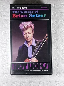 The Guitar of Brian Setzer Hot Licks VHS - VGS 164 - Rockabilly Blues Jazz - Picture 1 of 3