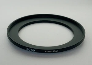 STEP UP ADAPTER 67MM-86MM STEPPING RING 67MM TO 86MM 67-86 FILTER ADAPTOR - Picture 1 of 1