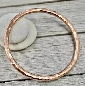 1 Pc Pure Copper Bangles Men Women Bracelet Bangle, Healing Bangles Plain Solid - Picture 1 of 4