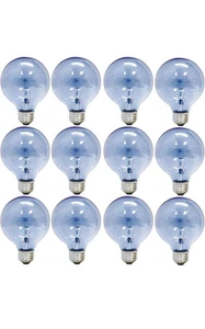*** 12 BULBS***GE 11676 Reveal 40W G25 Globe Bulb E26 (Medium) Soft White - Picture 1 of 2