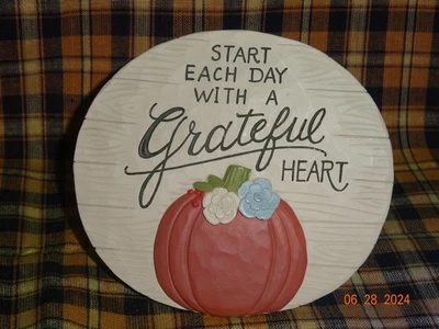 NUEVO CUBO FLOR AGRADECIDO CORAZÓN PLACA OVALADA Foto 1 de 4