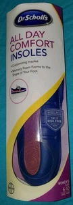 Plantillas confort todo el día Dr. Scholl’s para mujer 1 par NUEVO ***ENVÍO GRATUITO*** - Imagen 1 de 7