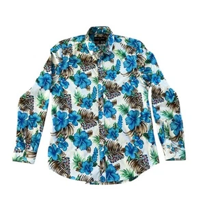 Paisley & Gray Hawaiian Floral Mens Slim Fit Size Large - Picture 1 of 4