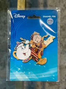 Disney PALM Beauty And The Beast Sidekicks Pin - 3” Pink A La Mode New - Picture 1 of 2