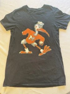 Fanatics Damen Ladies Graphic "Miami Hurricanes" schwarzes kurzärmliges T-Shirt Sm. - Bild 1 von 6
