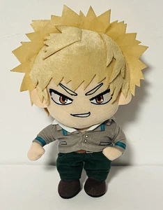 My Hero Academia Bakugo Katsuki Plush Figure School Uniform Anime Manga Toy 8” - Picture 1 of 11