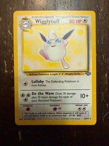 Wigglytuff Unlimited Raw TCG 1999 Jungle 32/64 LP - Foto 1 di 2