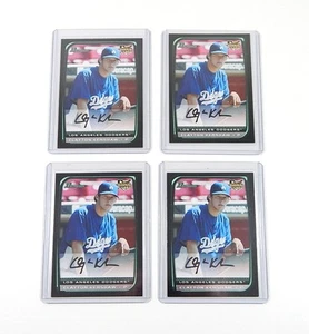 Lote de (4) 2008 Bowman Chrome Draft Clayton Kershaw RC #BDP26 - Imagen 1 de 3