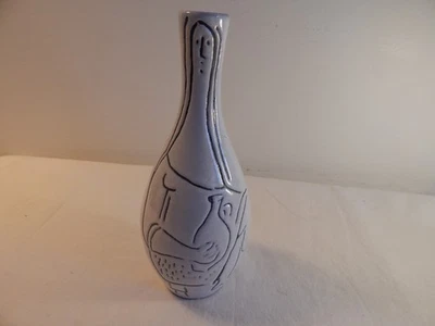 JACQUES INNOCENTI +VALLAURIS VINTAGE+ANNEES 50+BOUTEILLE A LA FEMME NUE +SUPERBE - Photo 1/4