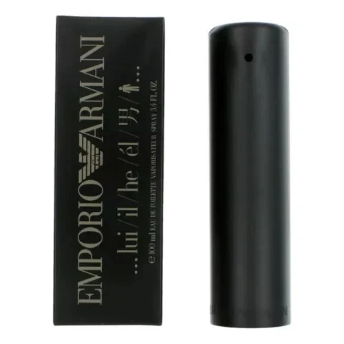 Emporio Armani He por Emporio Armani, spray EDT de 3,4 OZ para hombre Foto 1 de 1