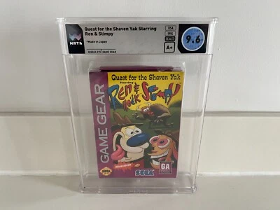 Quest for the Shaven Yak Starring Ren & Stimpy (Sega Game Gear) WATA 9.6 A+ New - Image 1 of 4