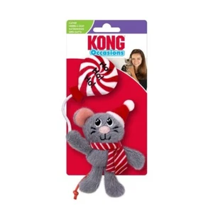 KONG Occasions Cute Mouse Catnip Crinkle Cat Kitten Activity Toy Play Fun - Picture 1 of 1
