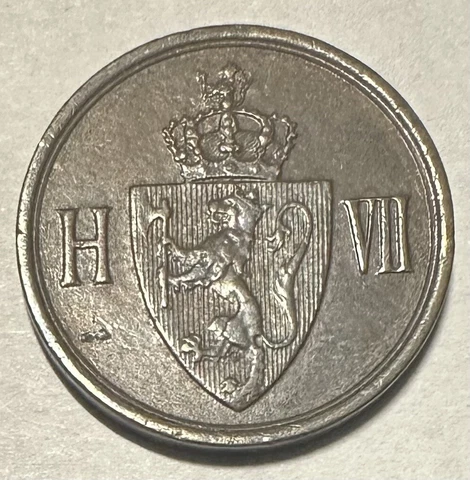 1906 Norway 1 Ore, VF/XF Cover