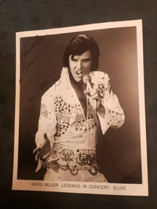 Imagen de concierto firmada por Greg Miller Legends - Elvis Presley Impersonator  - Imagen 1 de 6