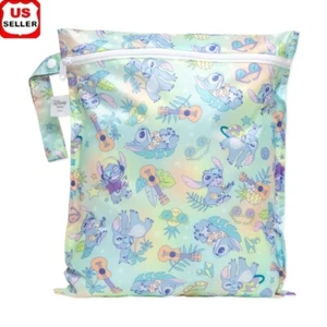 Waterproof Wet Bag Baby Diapers Swim Clothes Gym Toiletry Zipper Pouch New - Picture 1 of 7