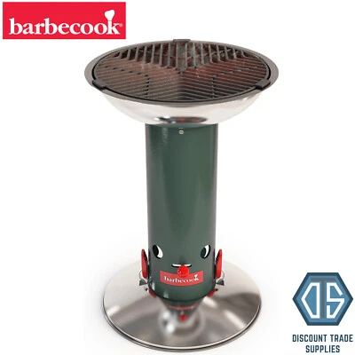 Barbecook Largo Green Barbecue Griglia a Carbone Avviamento Rapido Barbecook BBQ Barile