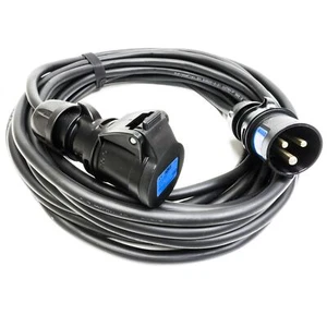 Cable de alimentación 16amp negro eventos CEEform Commando. (3x1,5mm) 240v H07RN-F Goma - Imagen 1 de 2