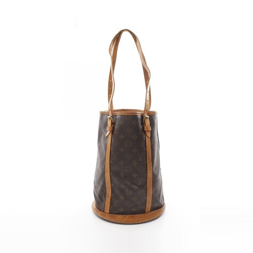 LOUIS VUITTON（LV） Borsa a tracolla Louis Vuitton Bucket GM M42236 tela monogramma marrone usata donna LV