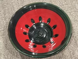 ANTONELLA CIAPETTI ITALIA 10,75" SERVIZIO TONDO PRENDISOLE PIATTO CERAMICA ART EUC - Foto 1 di 8
