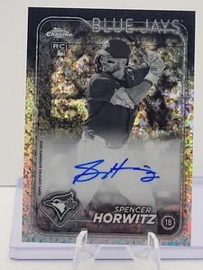 2024 Topps Chrome Update Rookie Auto Black And White Mini Diamond Refractor - Bild 1 von 2