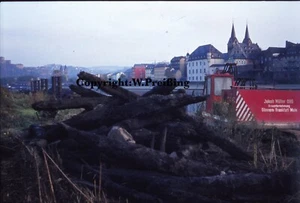 Repro Ansicht/Foto Eichenholzpfähle von römischer Moselbrücke Koblenz 1969 - Bild 1 von 1